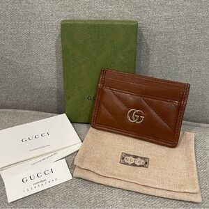 Gucci Card Case - Brown/Cognac